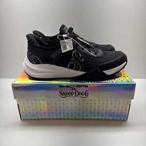 Skechers Snoop Frenzy Evader Snoop Dogg 251150 Mens Black Sneakers Shoes Size 10